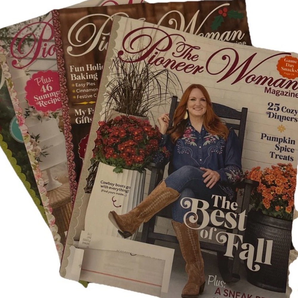 The Pioneer Woman Magazine Collection - (4) magazines
